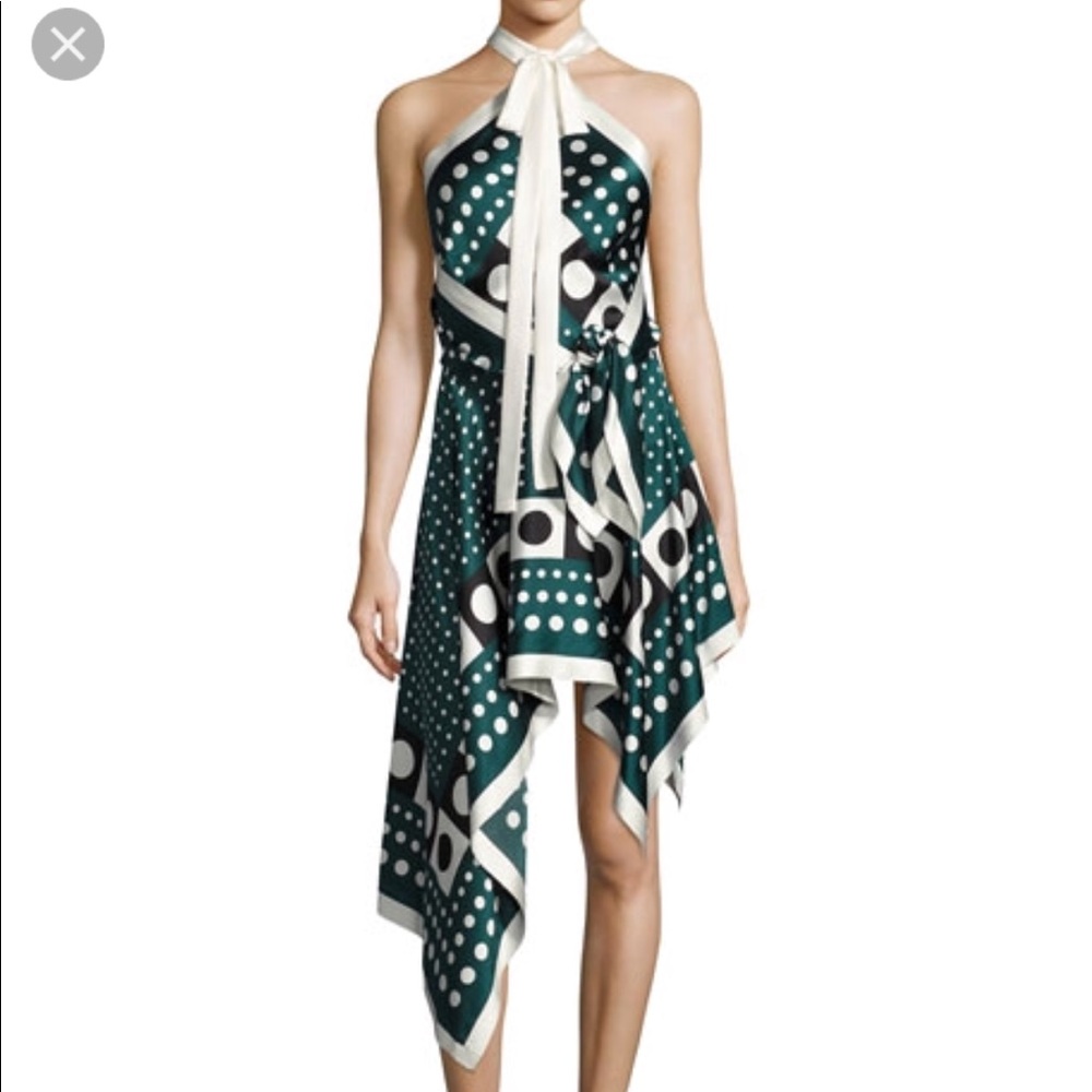 ✨New Monse Halter Handkerchief Dress! Size 6!!✨